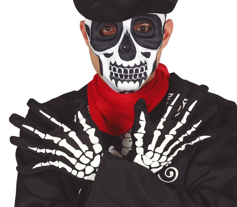 halloween skelett handschuhe Halloween Skelett Handschuhe für Erwachsene